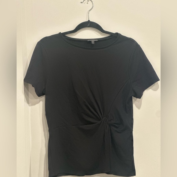 Express Black Twist-Front Tee — Size Large — EUC ❤️❤️❤️ - Picture 14 of 17